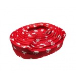 ΚΡΕΒΑΤΑΚΙ ΚΑΤΟΙΚΙΔΙΩΝ ΚΟΚΚΙΝΟ ΜΕ ΠΑΤΟΥΣΕΣ ΣΕΤ 10ΤΜΧ